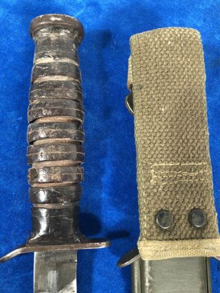VERY RARE WW2 US M3 BOKER GUARD MARK TRENCH / FIGHTING KNIFE WWII 6