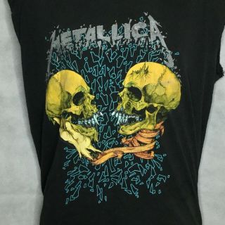 Vintage Metallica Tour T Shirt Sz Xl Sad But True Pushhead 1994 Usa Made Cut Off