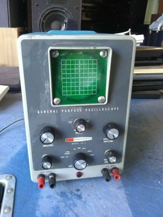 Vintage Heathkit 10 - 21 Oscilloscope