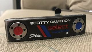 Custom Paint Scotty Cameron Newport 2 Putter,  34” Rare Black Mist Finish - 2