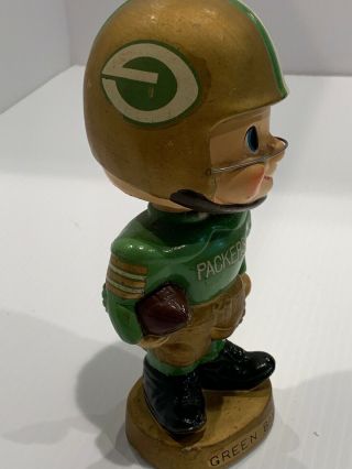 RARE.  VINTAGE GREEN BAY PACKERS BOBBLE HEAD UNIQUE MADE IN JAPAN 6