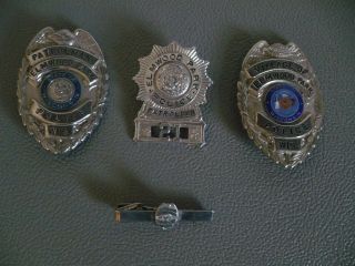 Vintage Obsolete Defunct Antique Retired Police Officer Badges - Collectibles