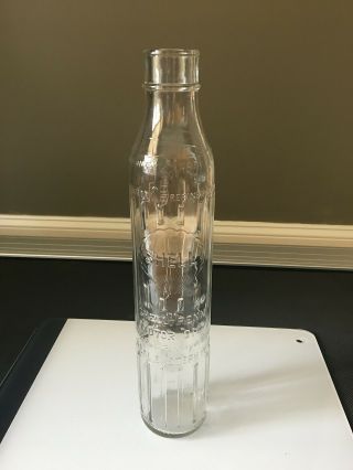 Vintage Shell Motor Oil Bottle 15 Inches Tall 1 Quart