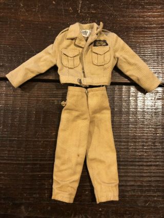 Vintage Gi Joe Tan Airborne Mp Outfit 2