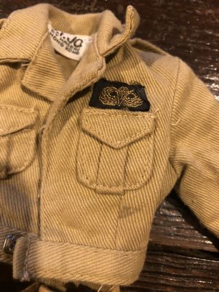 Vintage Gi Joe Tan Airborne Mp Outfit 3