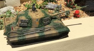 VINTAGE RC GERMAN KING TIGER BATTLE TANK 4