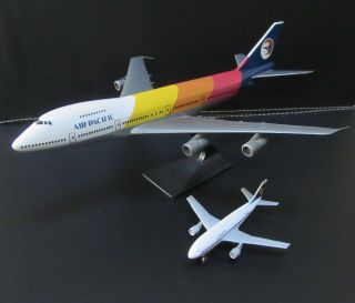 Vintage Air Pacific Boeing 747 Model 1:250 1970s Old Logo Aircraft Plane Vh -