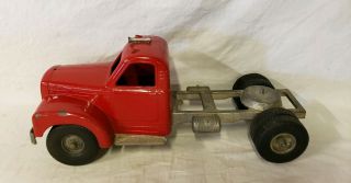 Vintage 1950s Smith Miller Mack Bulldog Semi Cab Tractor Truck Toy