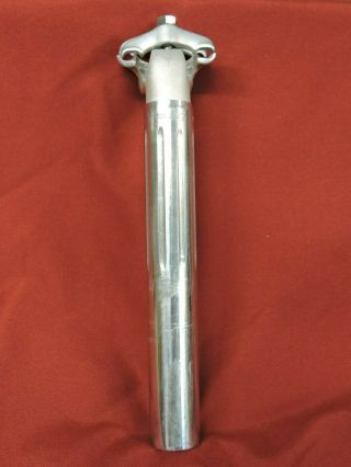 Near Vintage 27.  0 mm Campagnolo 4051/1 Record 2 Bolt Fluted Seat Post 2