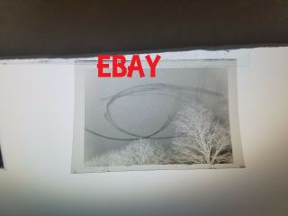 WWII RARE PHOTO NEGATIVE 3RD US ARMY HOFFELT LUXEMBOURG ME - 262 CONTRAILS LOOK 2