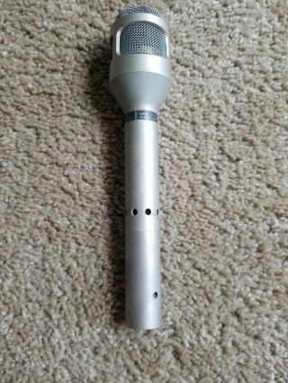 Vintage RARE 1980 ' s Shure SM - 54 cardioid dynamic microphone USA w accessories 8