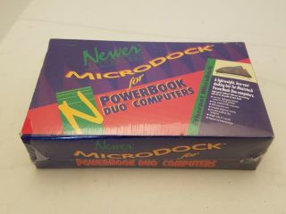 Nib Newer Technology Microdock Macintosh Powerbook Duo Rare Vtg Apple Accessory