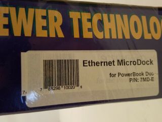 NIB Newer Technology MicroDock MACINTOSH PowerBook Duo Rare VTG Apple Accessory 3