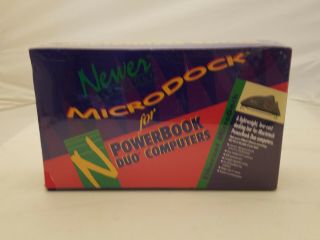 NIB Newer Technology MicroDock MACINTOSH PowerBook Duo Rare VTG Apple Accessory 5