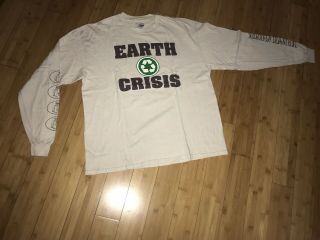 Earth Crisis The Ethic Vintage Shirt 1995 Septic Death Pushead Hxc Sxe