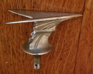Vintage Motometer Thermometer Art Deco Wings Radiator Hood Ornament