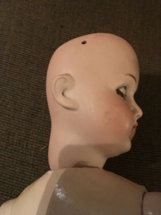 26” Antique German Bisque Head heubach Doll 7