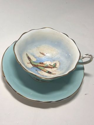 Raf Paragon Patriotic Series China Cup And Saucer— Small Chip On Rim,