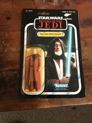 1983 Vintage Kenner Star Wars Return Of The Jedi Rotj Ben Obi - Wan Kenobi Moc
