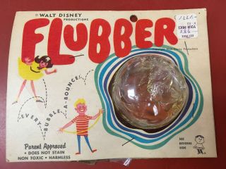 Very Rare Vintage Hasbro Toy Walt Disney Productions Flubber 1962