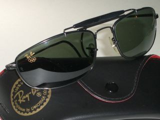Vintage B&l Ray - Ban W1710 Black 1994/96 Olympic Games G15 Wrap Mask Sunglasses
