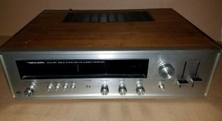 Vintage Realistic Sta - 80 Stereo Receiver Wood Cabinet 100 Watts