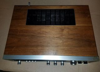 Vintage Realistic STA - 80 Stereo Receiver Wood Cabinet 100 Watts 2
