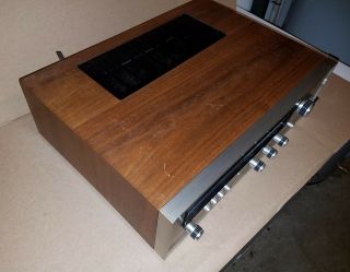 Vintage Realistic STA - 80 Stereo Receiver Wood Cabinet 100 Watts 4