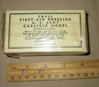 Us Army Small First Aid Dressing Carlisle Bandage