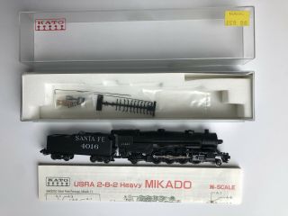 Kato N - Scale 126 - 0101 Usra 2 - 8 - 2 Heavy Mikado At&sf 4016 Vintage Japan