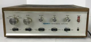 Vintage Dynaco Dynaquad Sca - 80q Quad Integrated Amplifier Amp Phono W/ Wood
