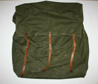 Vintage Large Duluth Pack Backpack No.  4 Monarch Canoe Hiking Bag Hoigaard 