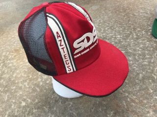 Vtg Sdsu San Diego State Aztecs Snapback Hat College Made In Usa Mesh Two Tone