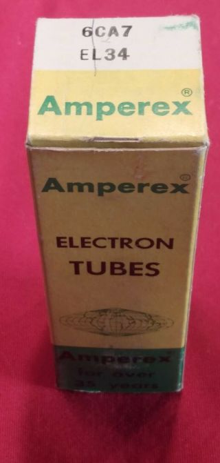 Amperex El - 34 / 6ca7 Bugle Boy 100 Nos Vintage Tube