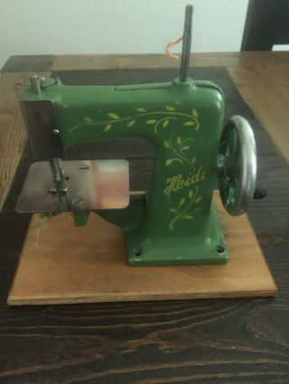 Vintage Child’s Toy Sewing Machine Heidi