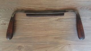 Antique H.  D.  & Smith Co Draw Knife Perfect Handle Wood — Vintage