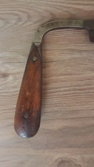 Antique H.  D.  & Smith Co Draw Knife Perfect Handle Wood — Vintage 2