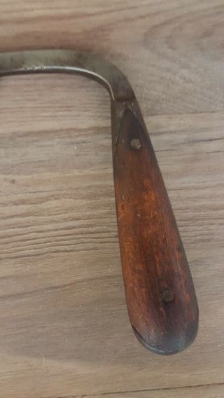 Antique H.  D.  & Smith Co Draw Knife Perfect Handle Wood — Vintage 3