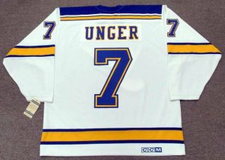 Garry Unger St.  Louis Blues 1972 Ccm Vintage Throwback Away Nhl Hockey Jersey