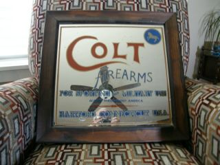 Colt Firearms Advertising Mirror
