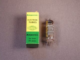 1 7119 Amperex Pq Made In Holland Hifi Radio Amp Vintage Vacuum Tube Nos