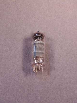 1 7119 AMPEREX PQ Made in Holland HiFi Radio Amp Vintage Vacuum Tube NOS 2