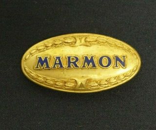 Vintage Authentic Marmon Motor Car Radiator Badge Plaque Emblem