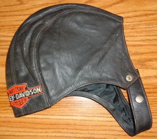 Rare Vintage Amf Harley Davidson The Leather Shop Riders Cap Hat Med Flh 80 Xlch