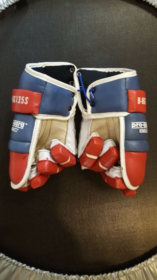 CCM Leather Pro Stock Hockey Gloves Vintage 13 