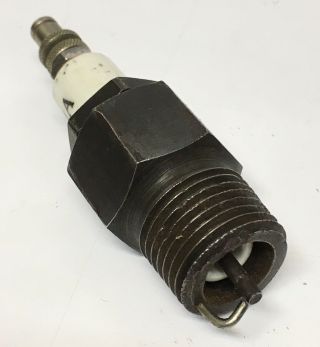 Very Rare Vintage PRUSIA Spark Plug Model T Ford 1/2” thread 5