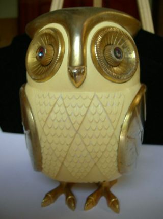 Vintage Circa 1960 Eames Era Phanton Owl Motif Japan Transistor Radio Bubo