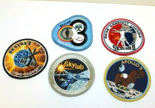 Vintage RARE Nasa Space Astronaut Skylab,  Apollo,  & More Patches 17 4