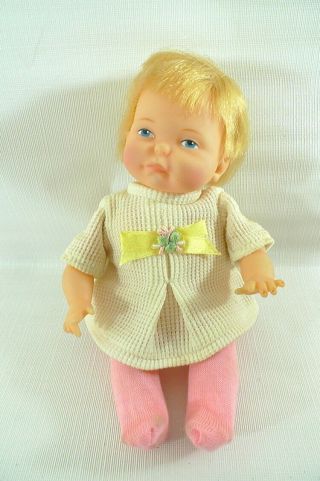 Vintage Thumbelina Newborn Doll Ideal Made In Japan