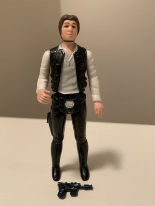 Star Wars Vintage Small Head Han Solo Complete Hong Kong 1977 Kenner 1978